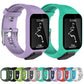 Assorted color silicone sport watch bands set with perforated straps