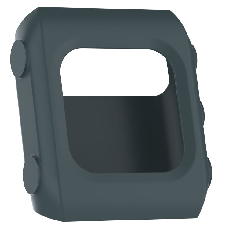 Teal silicone protective case for POLAR V800 watch, front view