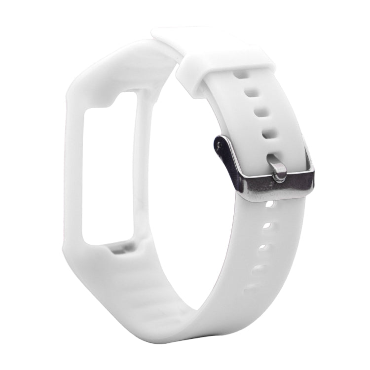 Silicone sport watch band for POLAR A360/A370, white