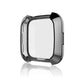 Black soft TPU watch case with clear front window for Fitbit Versa smartwatch
