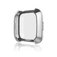 Silver soft TPU watch case with clear front window for Fitbit Versa smartwatch