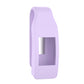 Light purple silicone watch case with screen window and protective clip loop