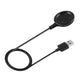 Smart watch charging cable with USB-A connector and round magnetic dock puck