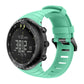 Silicone watch band for Suunto Core in mint green with metal clasp