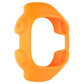 Orange silicone protective case frame with screen and button cutouts