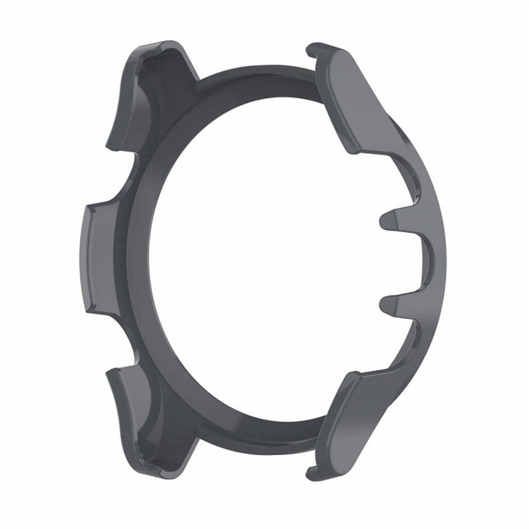 PC protective watch case for Garmin Forerunner 935, gray bezel frame with side cutouts