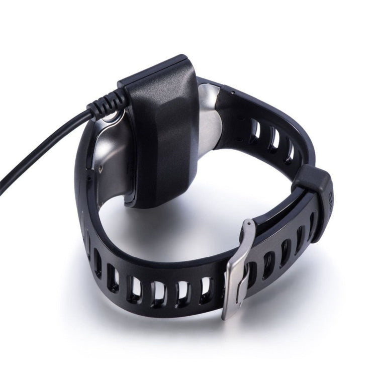 Watch charger cradle with charging cable connected