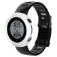 Silicone protective smartwatch case in white with oval screen window and side cutouts