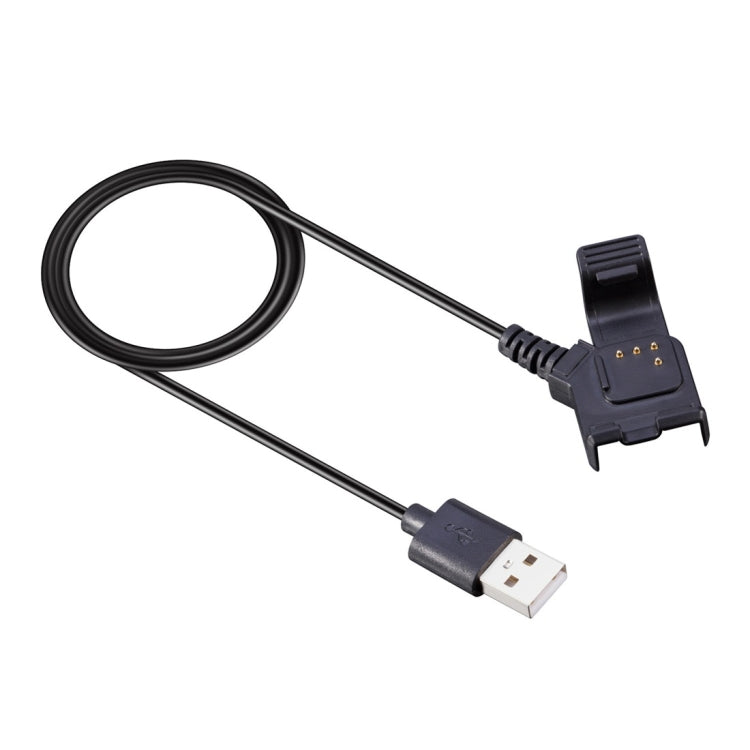 Black USB-A to 4-pin connector charging data cable with looped wire