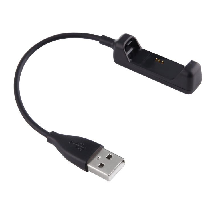 Black USB charger cable with tracker dock connector, replacement charging cord