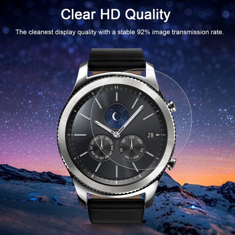 Smartwatch tempered glass screen protector film, clear HD quality screen cover
