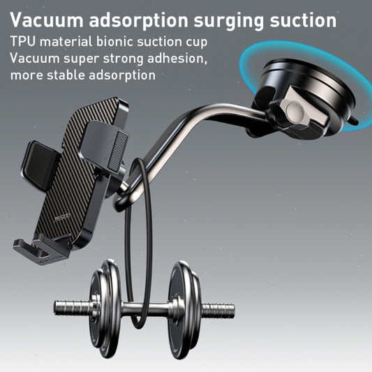 Yesido C172 Suction Cup Type Bending Arm Car Phone Holder, C172