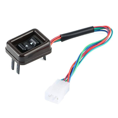 Power window switch with black housing and two arrow buttons