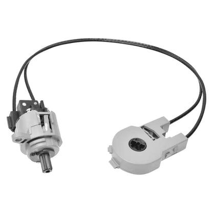 Heated air control switch with attached wiring harness and connector plug