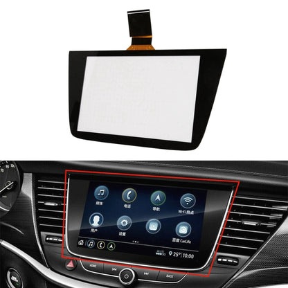 Car capacitive touch screen display with black bezel and flex ribbon cable