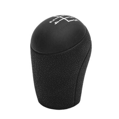 Black silicone gear shift knob cover with textured grip and numbered gear markings
