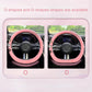 Round Style Car Universal Cartoon Pattern Plush Warm Anti-skid Steering Wheel Cover, Diameter: 38cm, Round Style