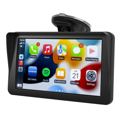 7-inch portable touch car navigator with visor-style screen mount