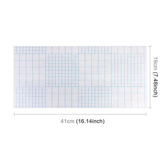 Faux vent sticker sheet size: 41 cm by 10 cm