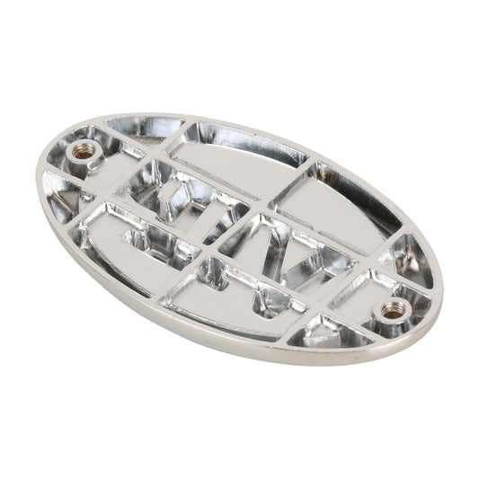 Car Oval Style VIP Metal Personalized Decorative Stickers, Size: 6.5 x 3.5 x 0.5cm, Oval Style VIP