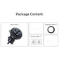 Car air vent magnetic phone holder package contents: main unit and magnetic plate
