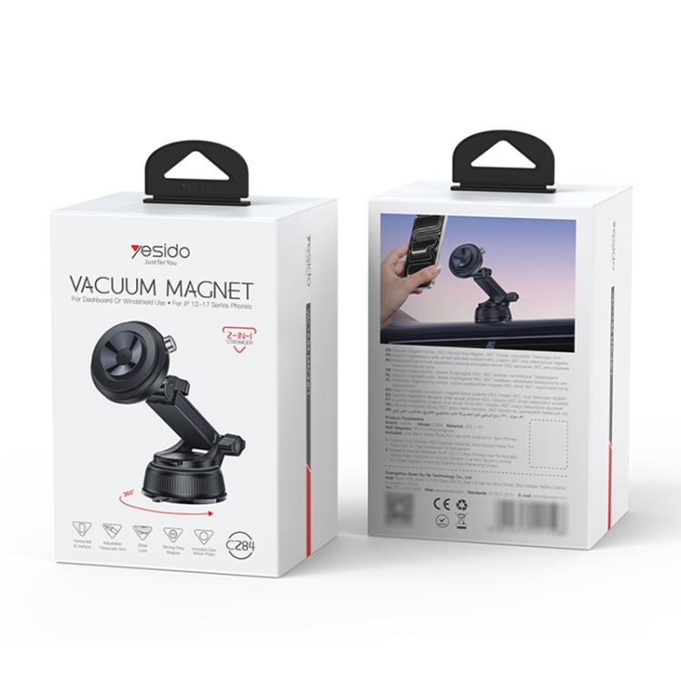 Yesido vacuum magnet magnetic car phone holder retail box