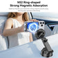 Magnetic car wireless charger holder with ring-shaped Qi2 charging module