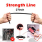 27 in extension cable for OBD II, cable held between hands