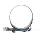 Stainless steel T-bolt hose clamp, 80-88mm, single band with bolt and housing