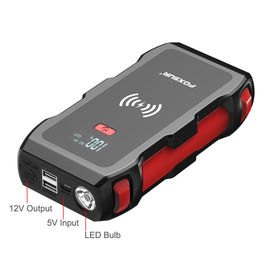 FOXSUR FJS-700 12V Car Multifunctional Wireless Charging Emergency Start Power Supply, FJS-700
