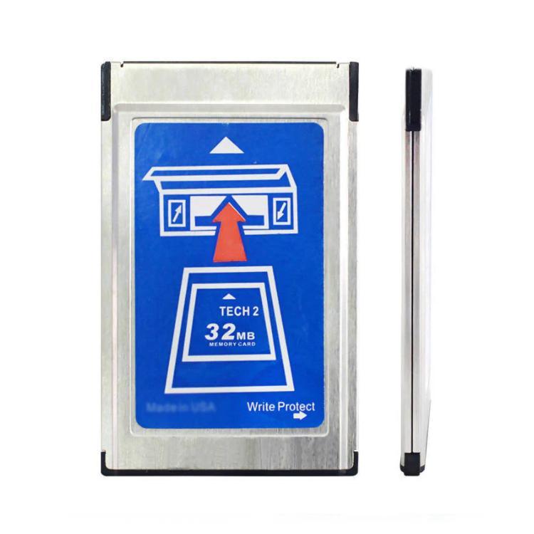 Tech 2 32MB memory card data card with write-protect indicator and side tab