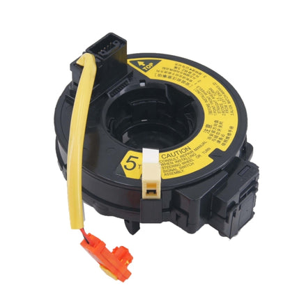 Steering wheel clock spring spiral cable with yellow ribbon and orange connectors