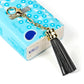 LS01 Tassel Zinc Alloy Keychain Car Hanging Bag Pendant
