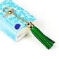 LS01 Tassel Zinc Alloy Keychain Car Hanging Bag Pendant