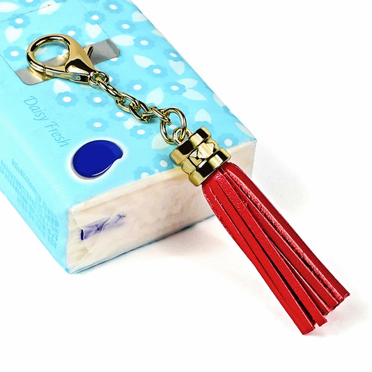 LS01 Tassel Zinc Alloy Keychain Car Hanging Bag Pendant