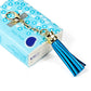 LS01 Tassel Zinc Alloy Keychain Car Hanging Bag Pendant