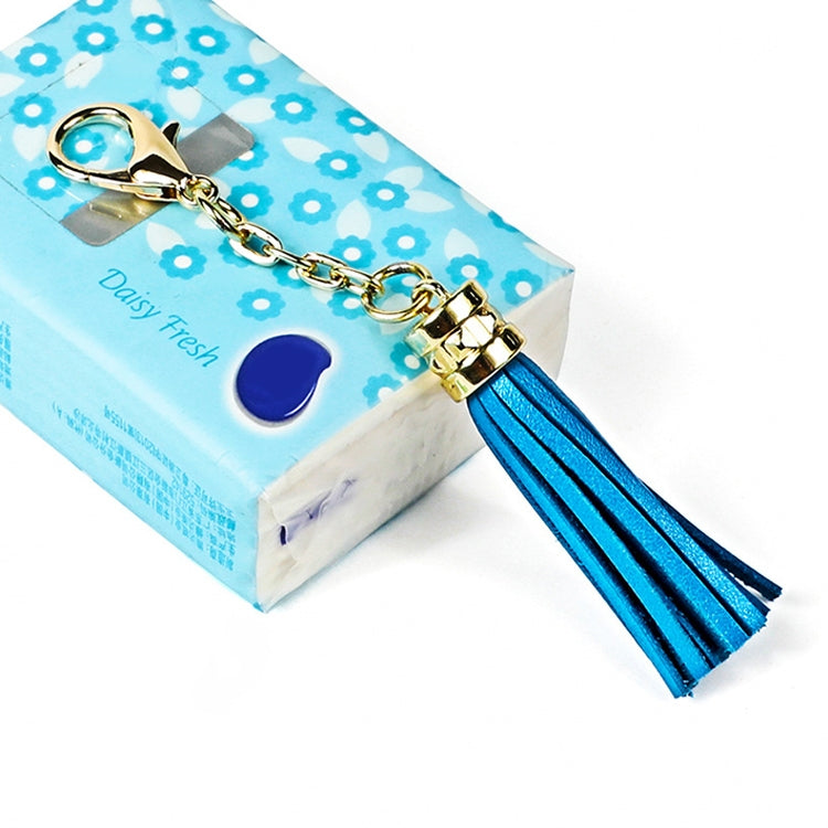LS01 Tassel Zinc Alloy Keychain Car Hanging Bag Pendant