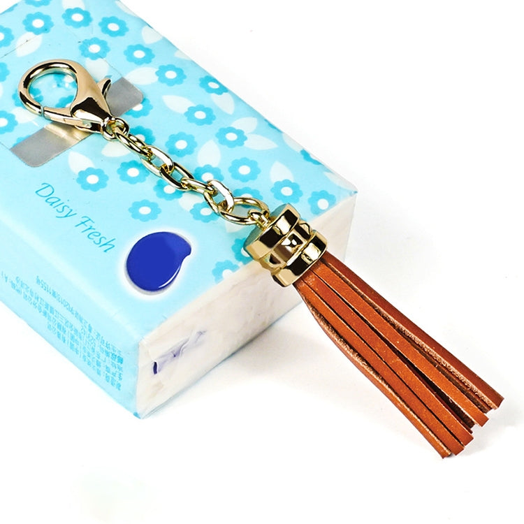 LS01 Tassel Zinc Alloy Keychain Car Hanging Bag Pendant