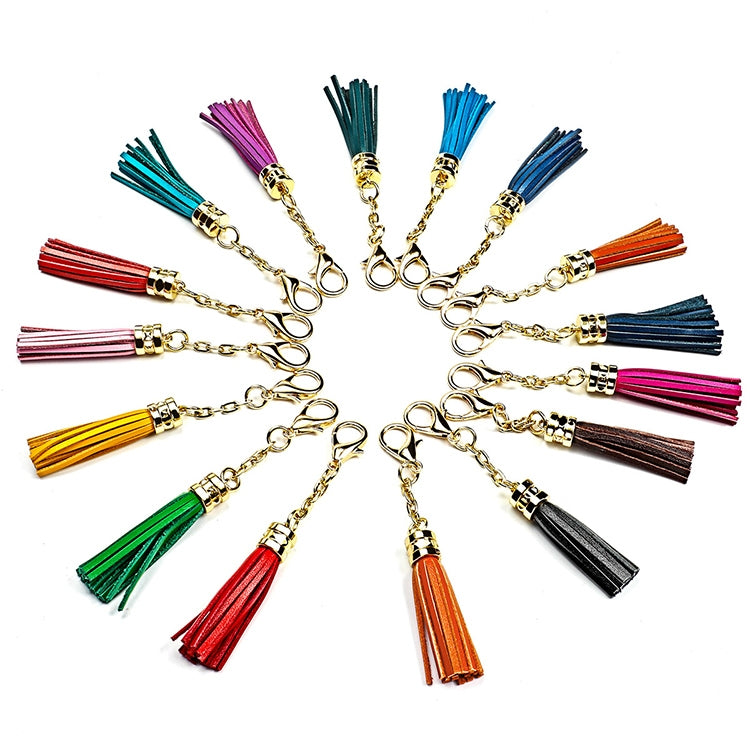 LS01 Tassel Zinc Alloy Keychain Car Hanging Bag Pendant