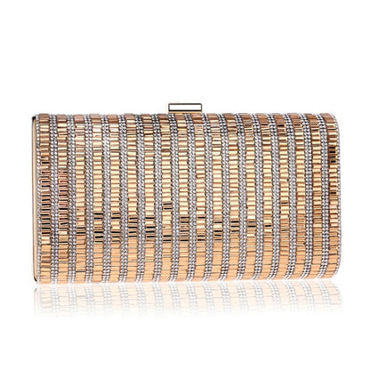 Women Fashion Banquet Party Diamond Square Handbag