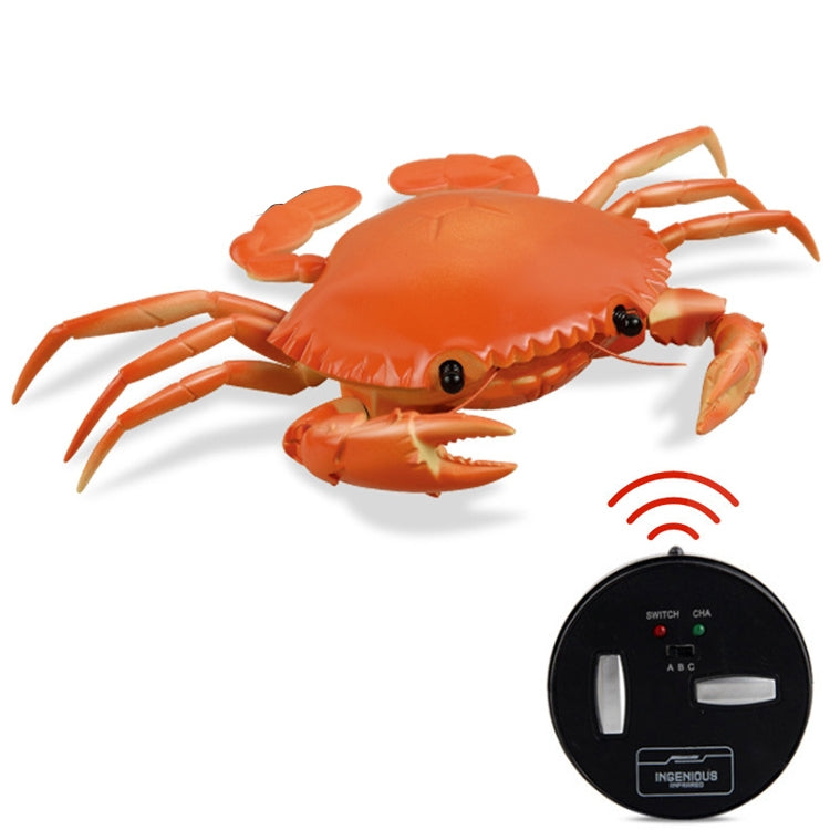 9995 Infrared Sensor Remote Control Simulated Crab Creative Children Electric Tricky Toy Model, Crab(Green), Crab(Yellow)