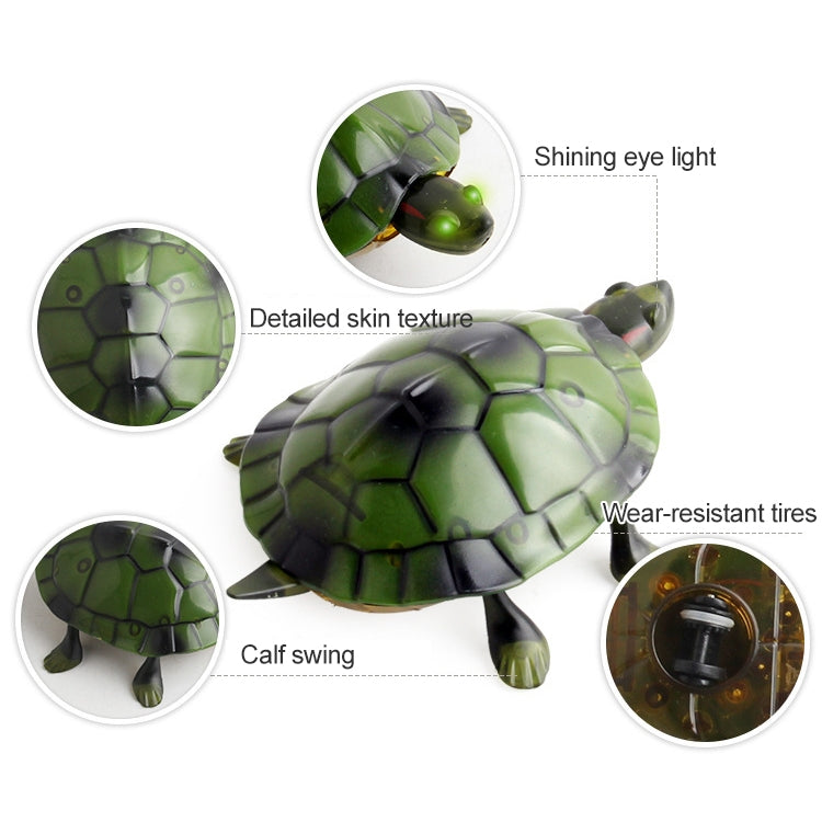 9993 Infrared Sensor Remote Control Simulated Tortoise Creative Children Electric Tricky Toy Model, Tortoise(Green), Tortoise(Yellow)