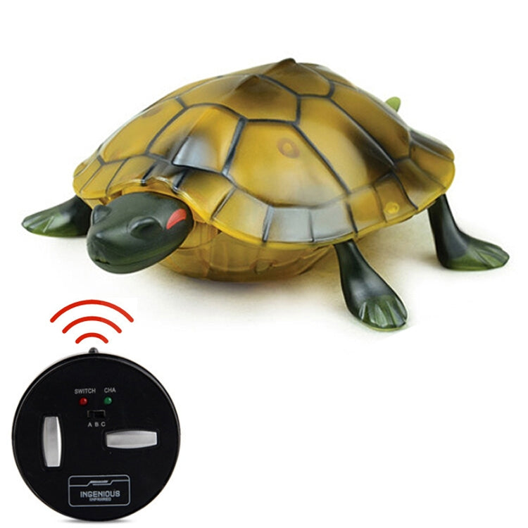 9993 Infrared Sensor Remote Control Simulated Tortoise Creative Children Electric Tricky Toy Model, Tortoise(Green), Tortoise(Yellow)