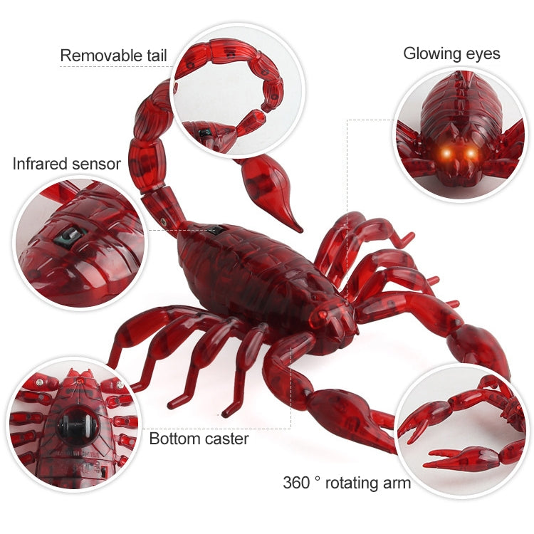 9992 Infrared Sensor Remote Control Simulated Scorpion Creative Children Electric Tricky Toy Model, Scorpion