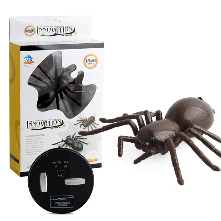 9915 Infrared Sensor Remote Control Simulated Spider Creative Children Electric Tricky Toy Model, Spider