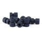 Black rubber damping column shock rings with M2 screw holes, mixed parts