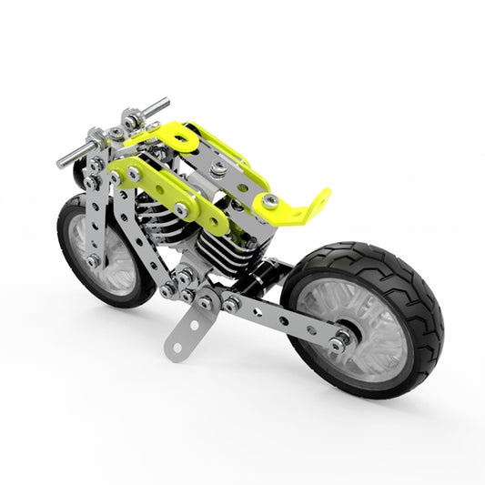 MoFun SW-002 158 PCS DIY Stainless Steel Halley Motorcycle Assembling Blocks, SW-002 Halley Motorcycle