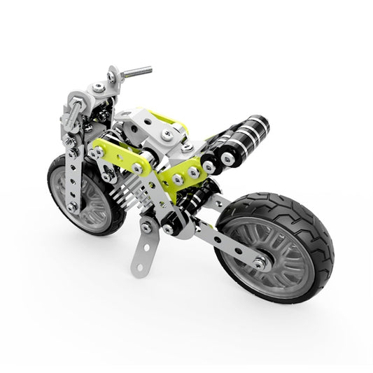 MoFun SW-003 188 PCS DIY Stainless Steel Street Motorcycle Assembling Blocks, SW-003