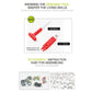 DIY motorcycle building kit instructions and assembly tools with wrench and screwdriver