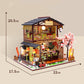 Creative DIY Assembled Model House Japanese Sushi Restaurant Birthday Gift